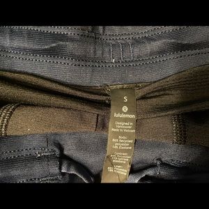 Navy lulu lemon shorts